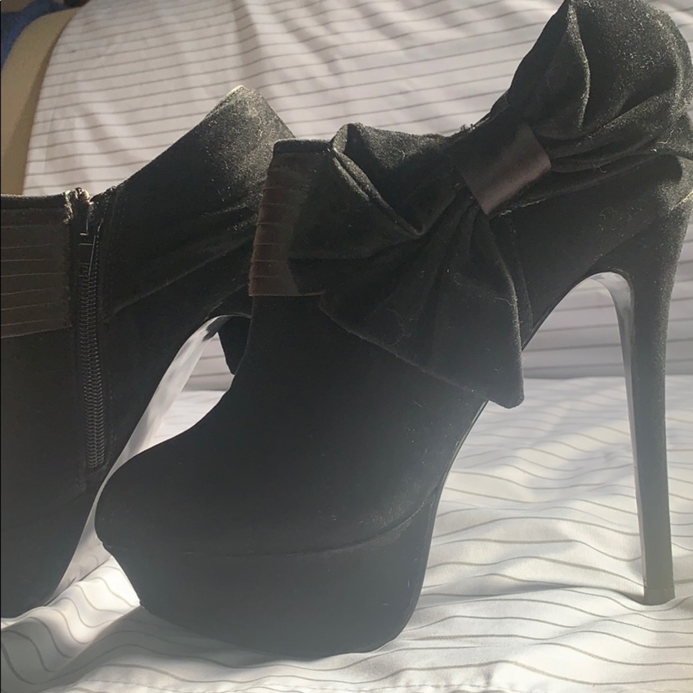 Bakers Womens Jisel Platform Boot Black Suede 7M - Picture 9 of 10